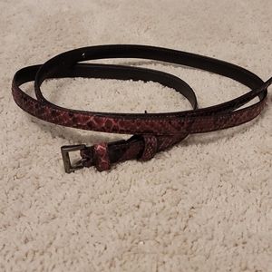 Prada snakeskin belt